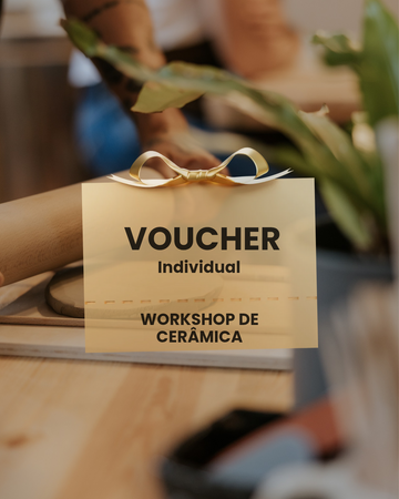 Voucher Workshop de Cerâmica (Sábados)